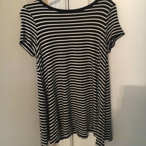 Striped t-shirt dress